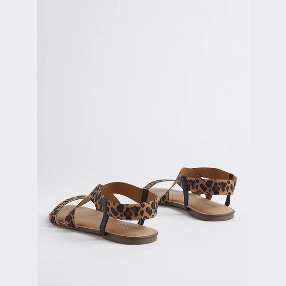 Torrid  Elastic Band Sandal - Stretch Leopard (WW) - Picture 2 of 4